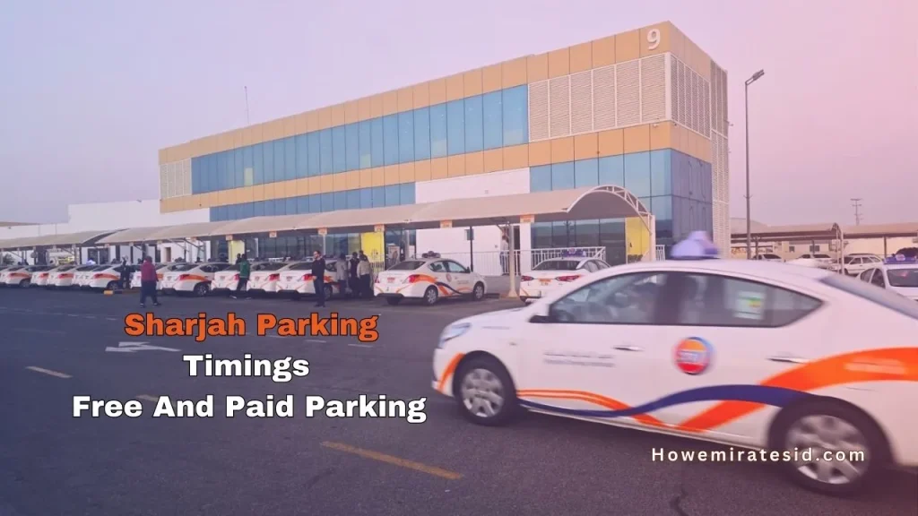 Sharjah Parking Timing