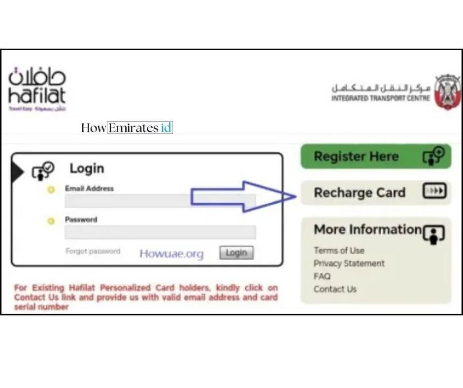 Hafilat Card Balance Check 