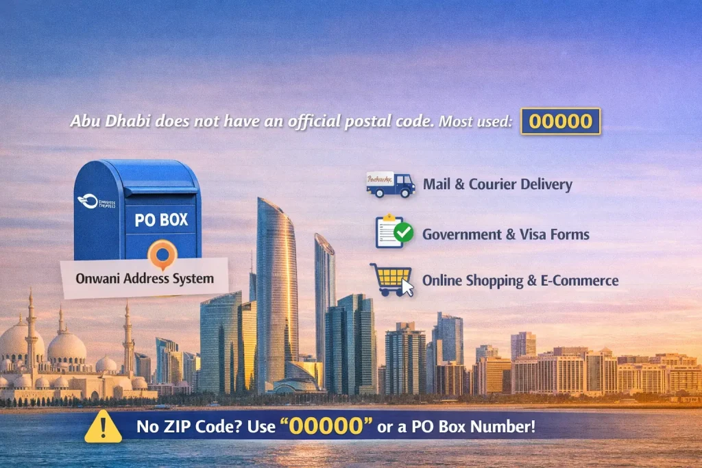 Abu Dhabi Postal Code