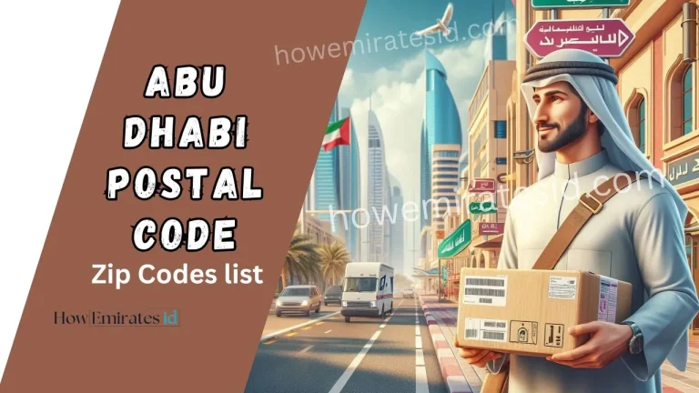 Abu Dhabi postal code