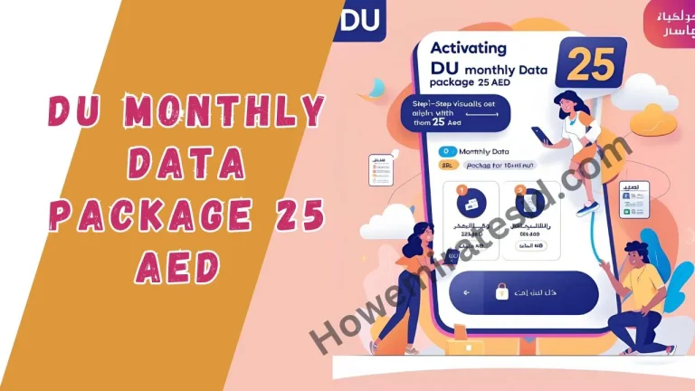 Du Monthly Data Package 25 AED