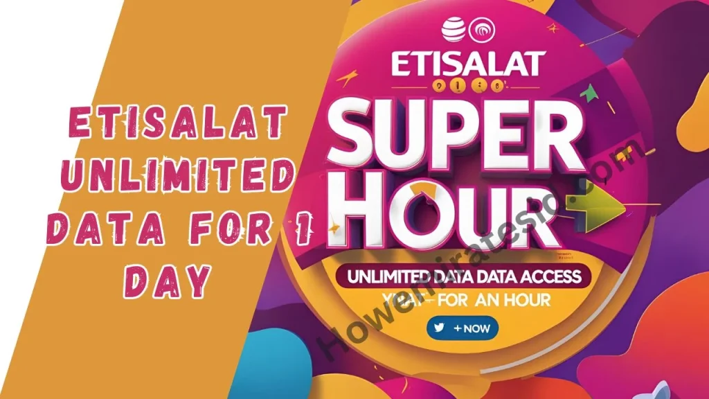 Etisalat Unlimited Data for 1 Day