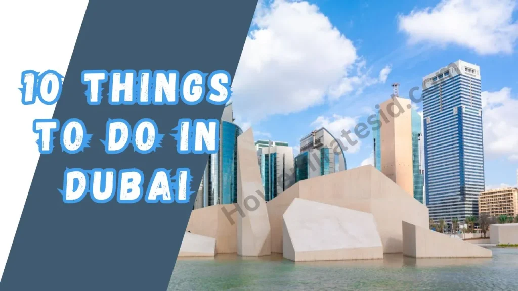 Things to Do in Dubai