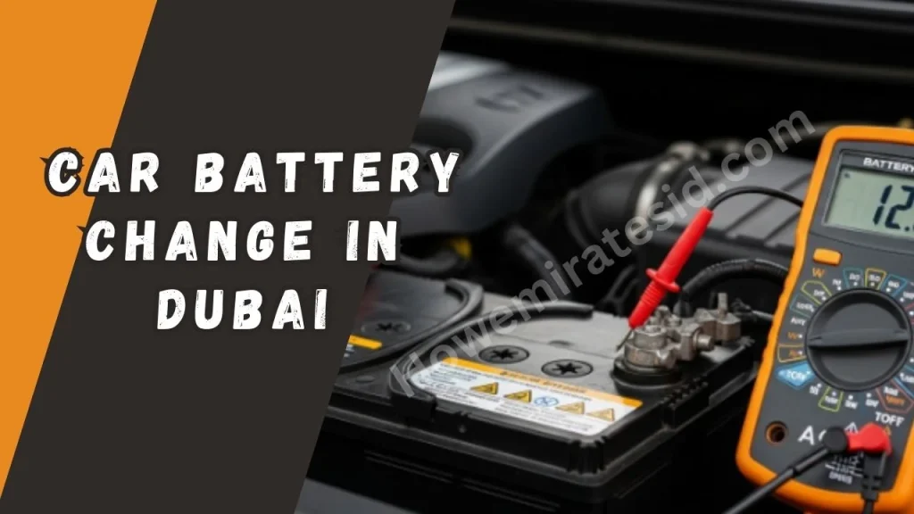 Car battery change in Dubai