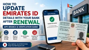 Update Emirates ID details with bank after renewal